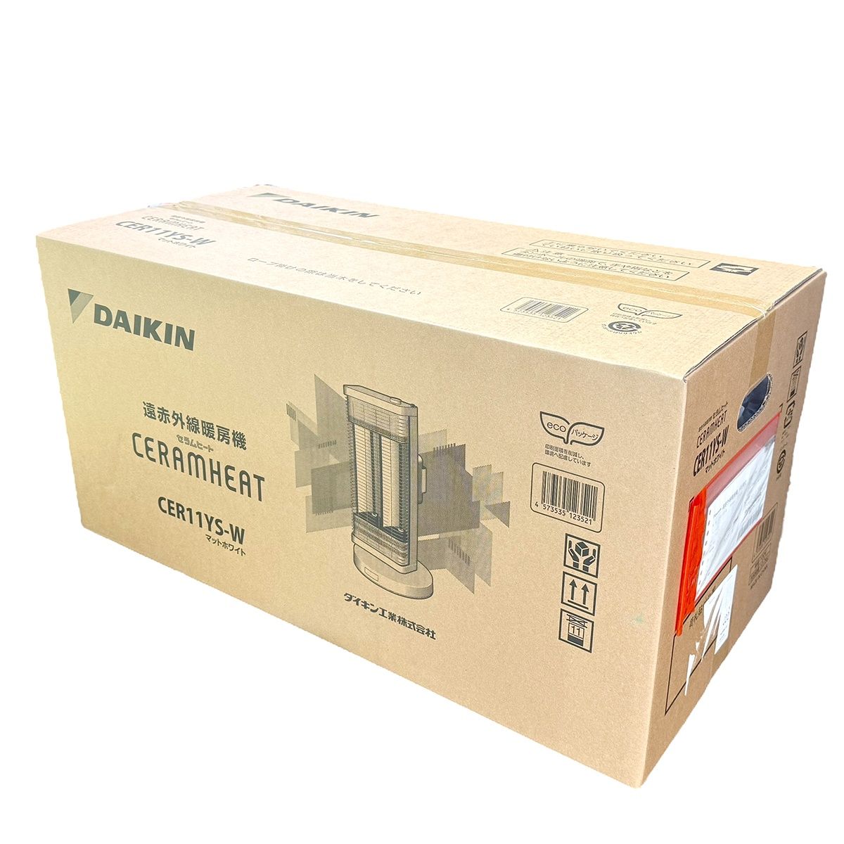 ダイキン 遠赤外線暖房機 セラムヒート CER11YS-W 暖房器具