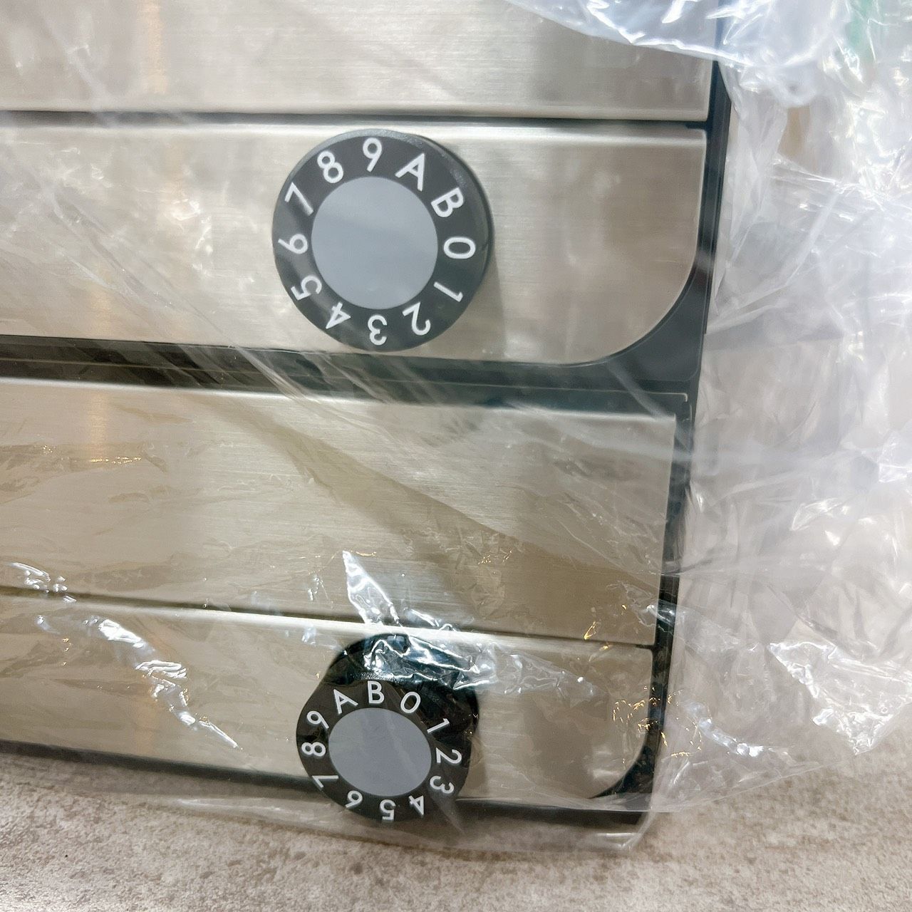 ナスタ 集合郵便受箱 KS-MB3202PU-2L‐S 2戸用 ステンレスヘアーライン