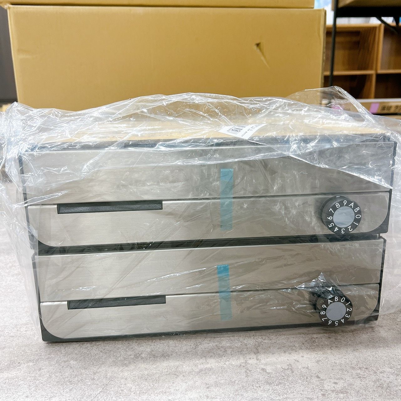 ナスタ 集合郵便受箱 KS-MB3202PU-2L‐S 2戸用 ステンレスヘアーライン