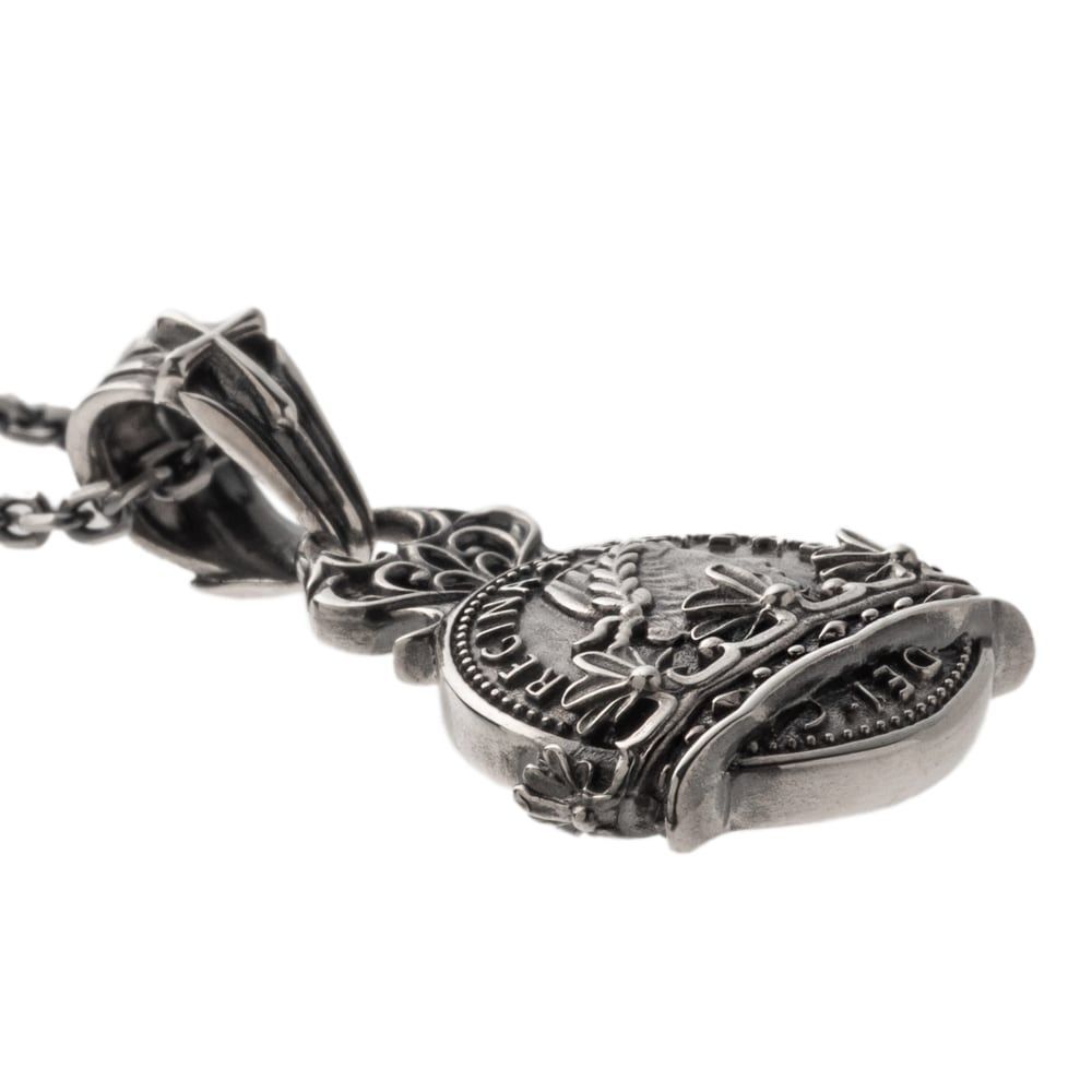 幸せのクラウンコインペンダント