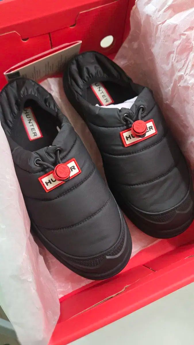ハンター IN-OUT スリッポン ダウン スリッパ 250 メンズ