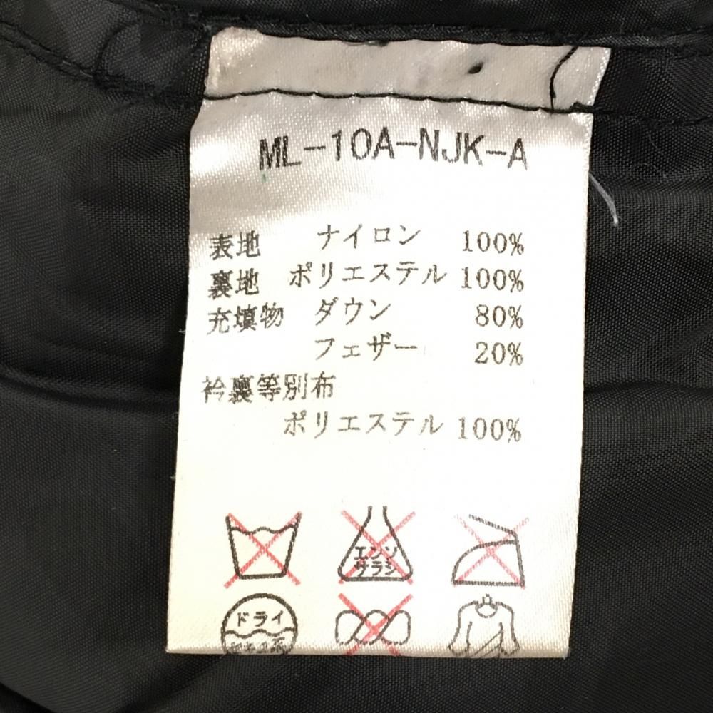 マークアンドロナ 販売 2WAYダウンジャケット 黒 迷彩 カモフラ フード