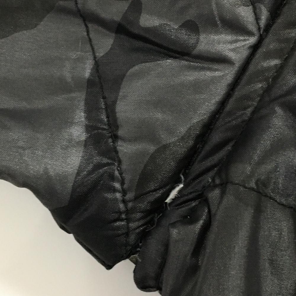 マークアンドロナ 販売 2WAYダウンジャケット 黒 迷彩 カモフラ フード