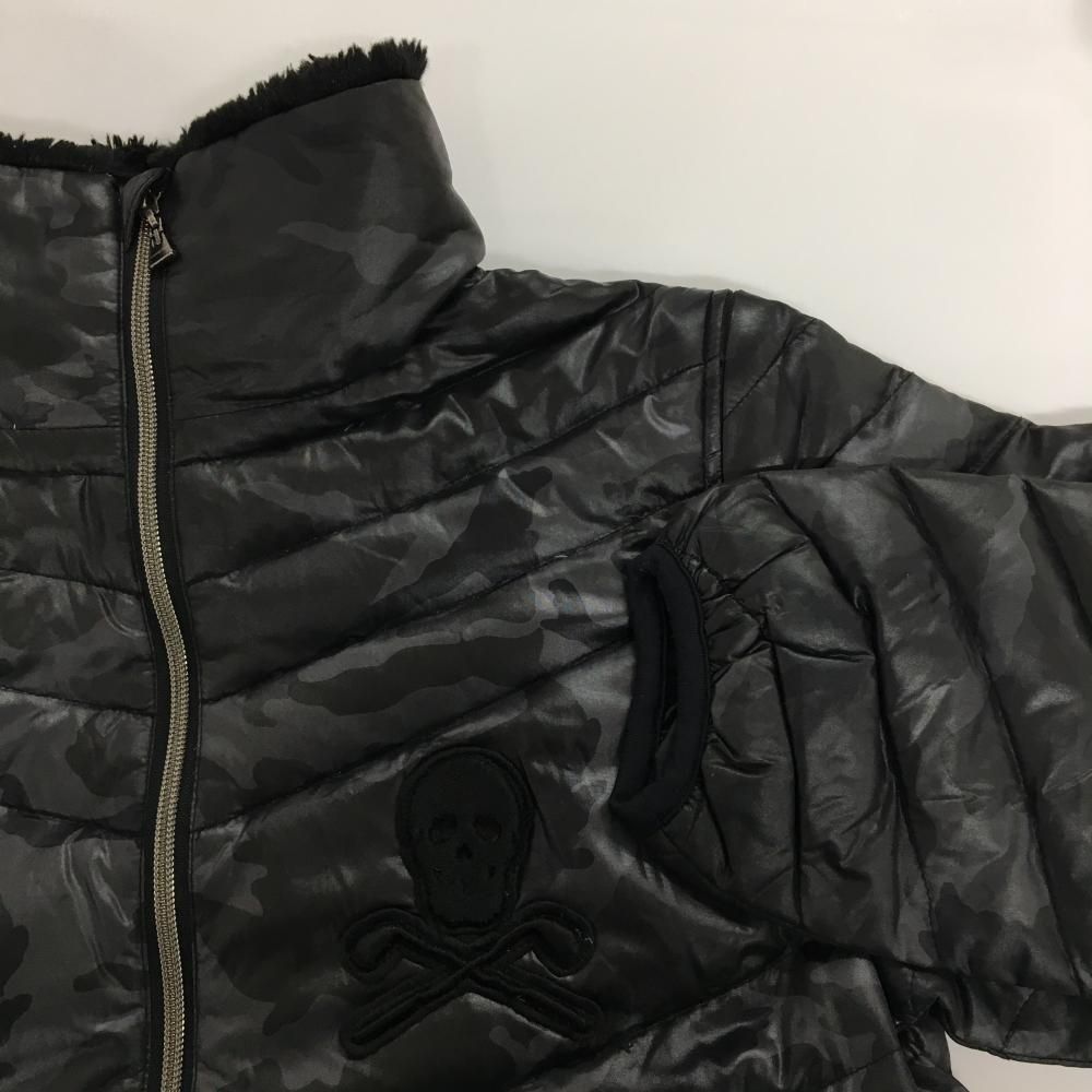 【美品】MARK & LONA 2WAYダウンジャケット マークアンドロナ 販売 2WAYダウンジャケット 黒 迷彩 カモフラ フード