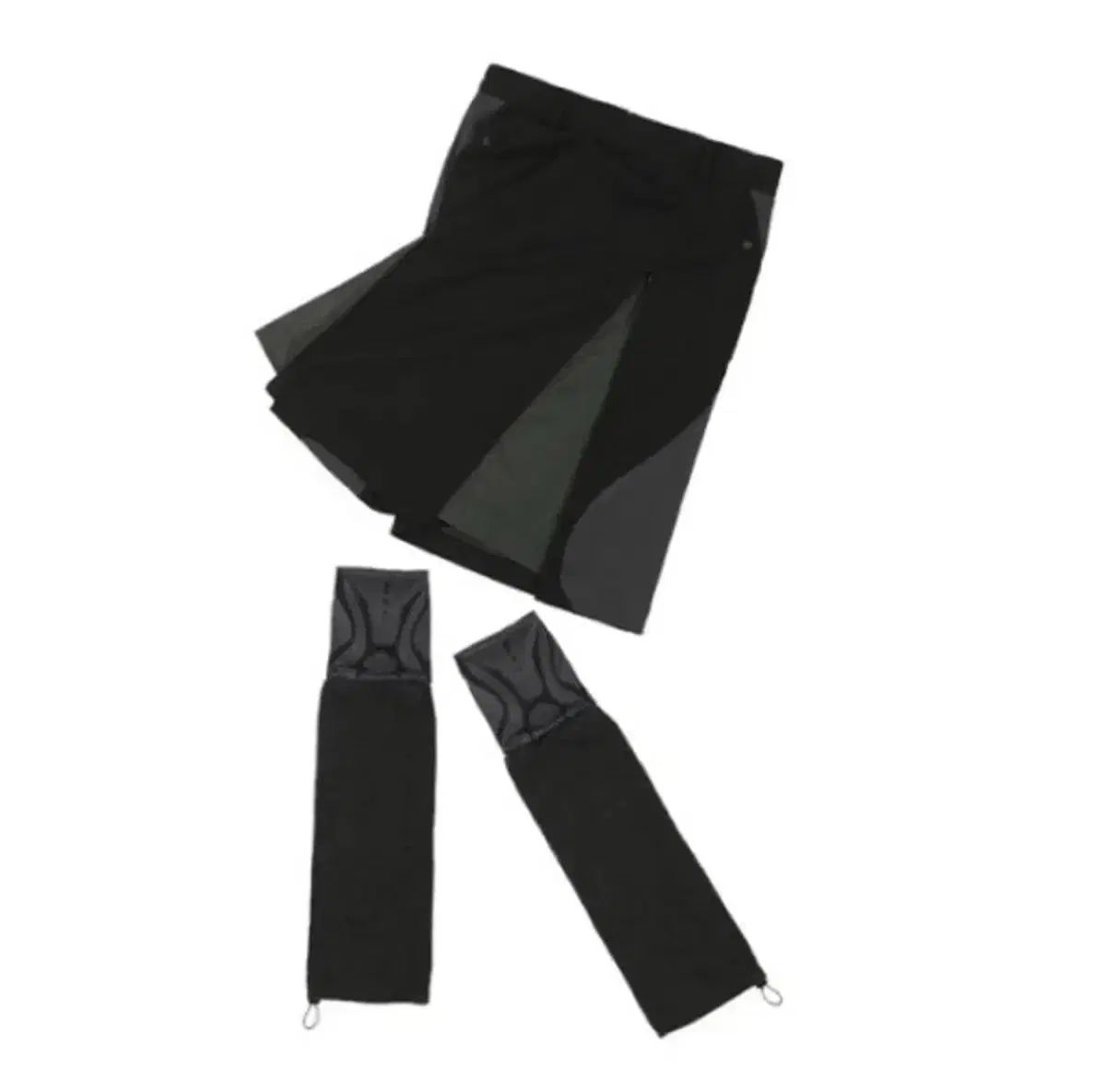 OJOS レッグウォーマー スカート ミディ丈 セット