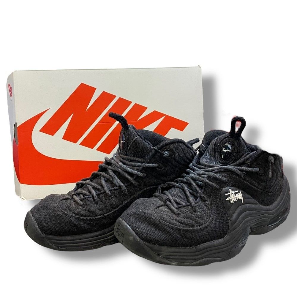 27.5cm NIKE × STUSSY Air Penny 2 Black DQ5674-001 【公式通販】