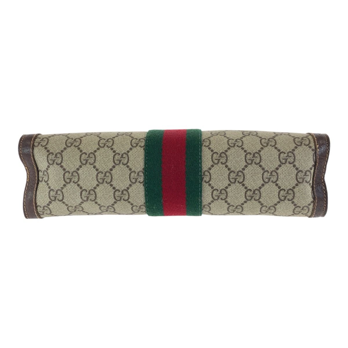 ブラウン GGスプリームキャンバス|レザー