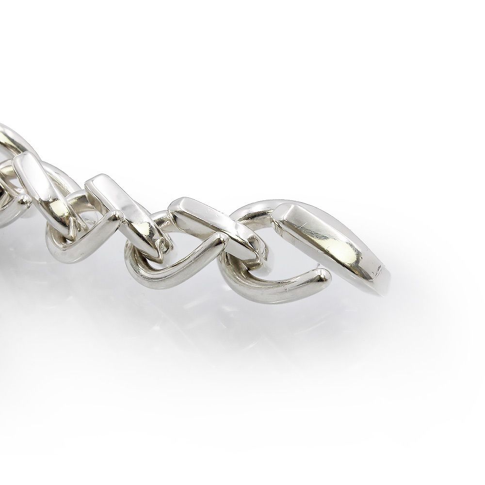 ティファニー フォージ ミディアム リンク チェーン ブレスレット XXL ダブルエクストララージサイズ SV925 ハイポリッシュ スターリングシルバー 72548574 TIFFANY-Co. WWW_SHINETEETH_COM