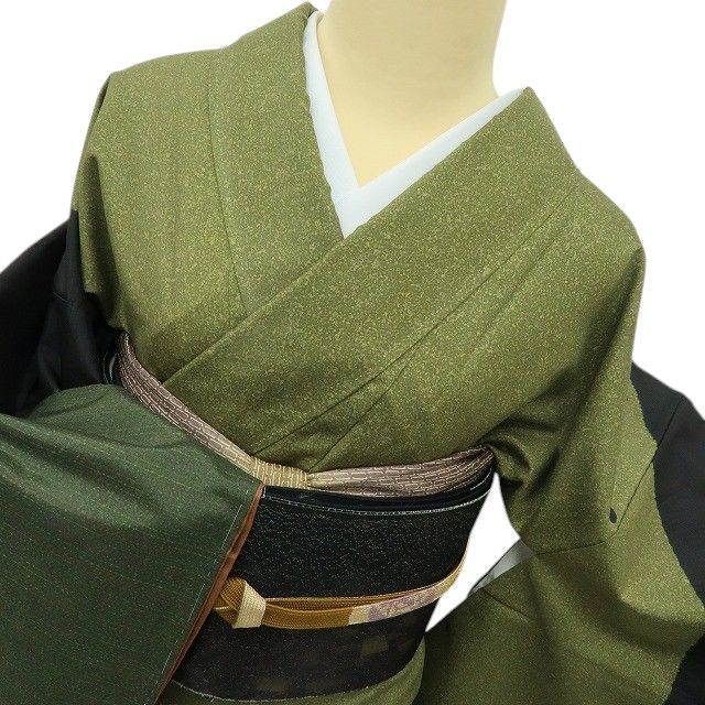  六花-RIKKA- 未着用 正絹 紬訪問着 着物 A 3917 訪問着 付け下げ 着物