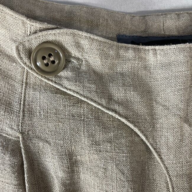 無地 ジップフライ