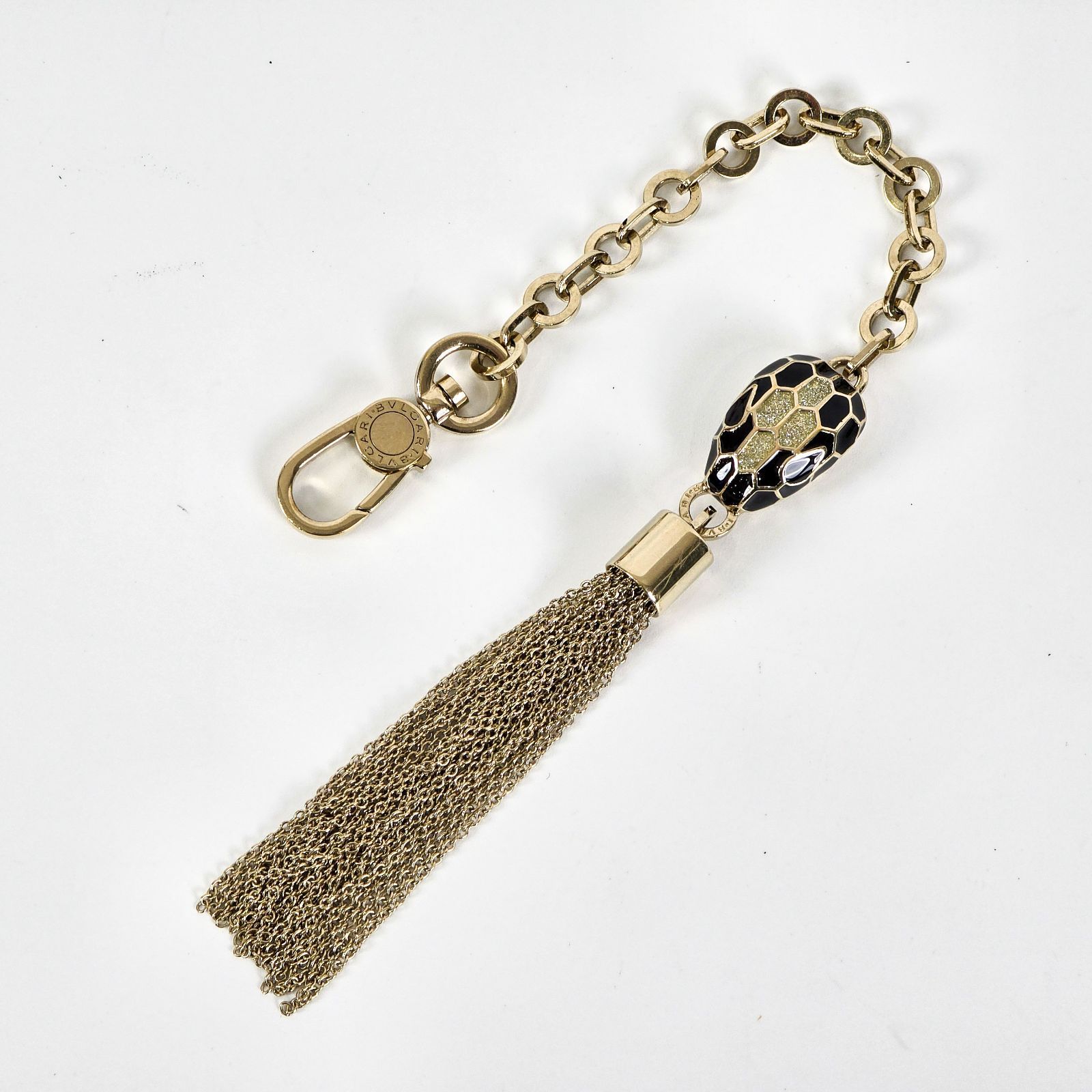 ブルガリ セルペンティ BVLGARI Serpenti バッグチャーム シャンパンゴールド セルペンティチャーム チャーム バッグチャーム キーホルダー バッグアクセ ユニセックス 小物