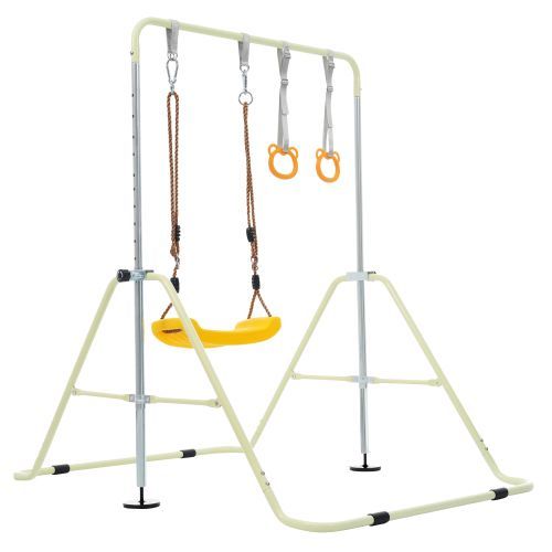 鉄棒 室内 屋外 折りたたみ 11段階高さ調節 ブランコ 吊り輪 子供用 プレゼント ギフト 鉄棒練習 体育 運動 ぶら下がり鉄棒 多機能 てつぼう