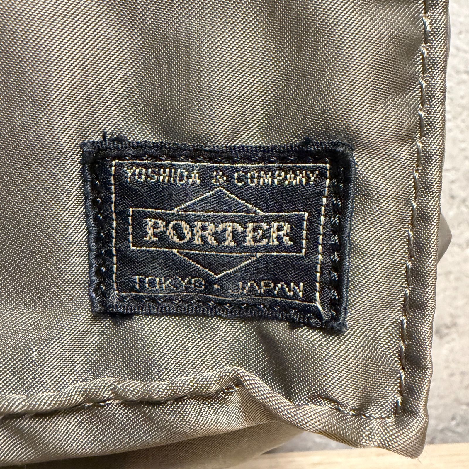 PORTER ポータータンカー2way ブリーフケース シルバーグレー ポーター