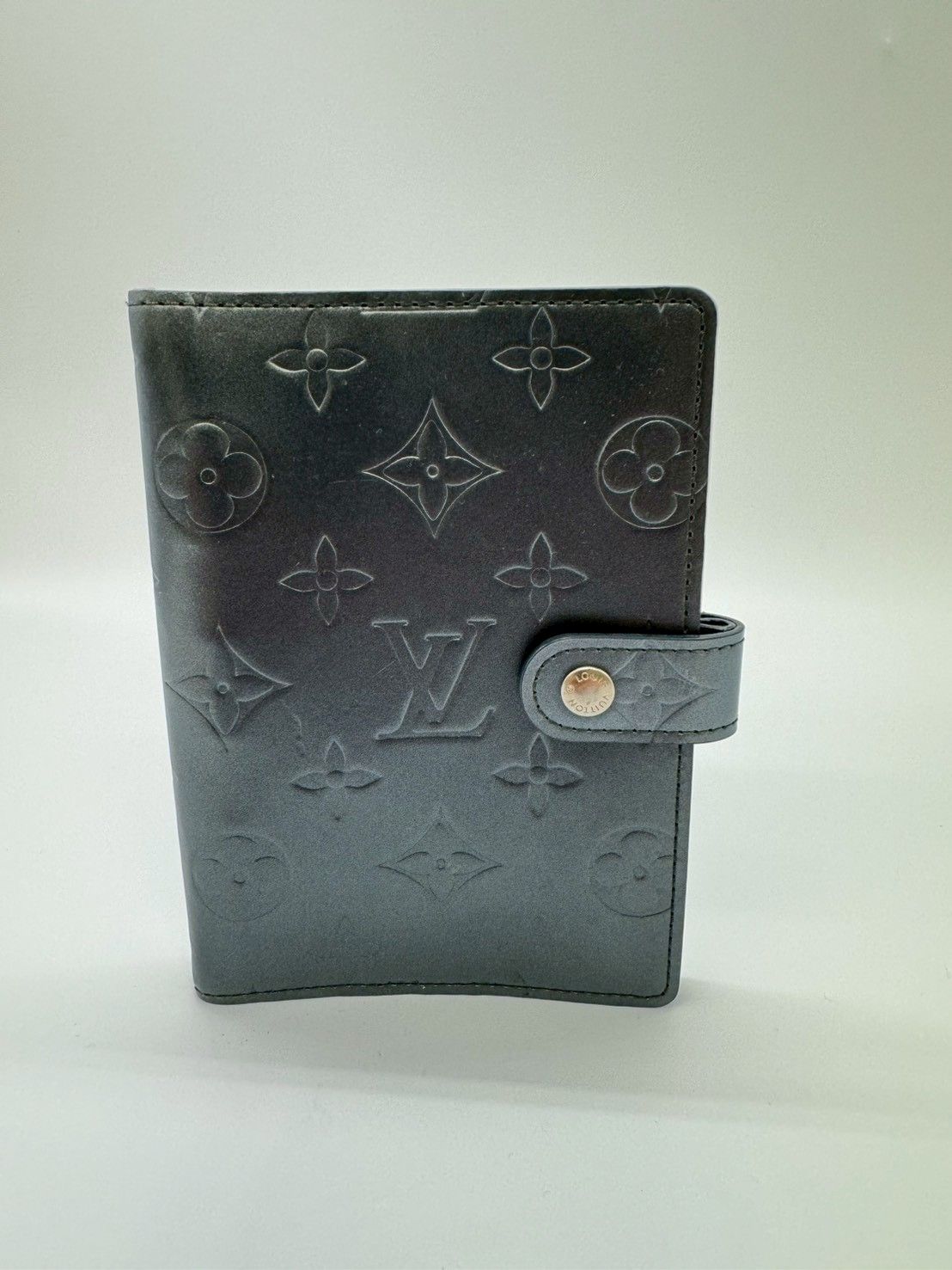 鑑定済み LOUIS VUITTON ルイヴィトン アジェンダPM 手帳カバー モノグラムマット R20935