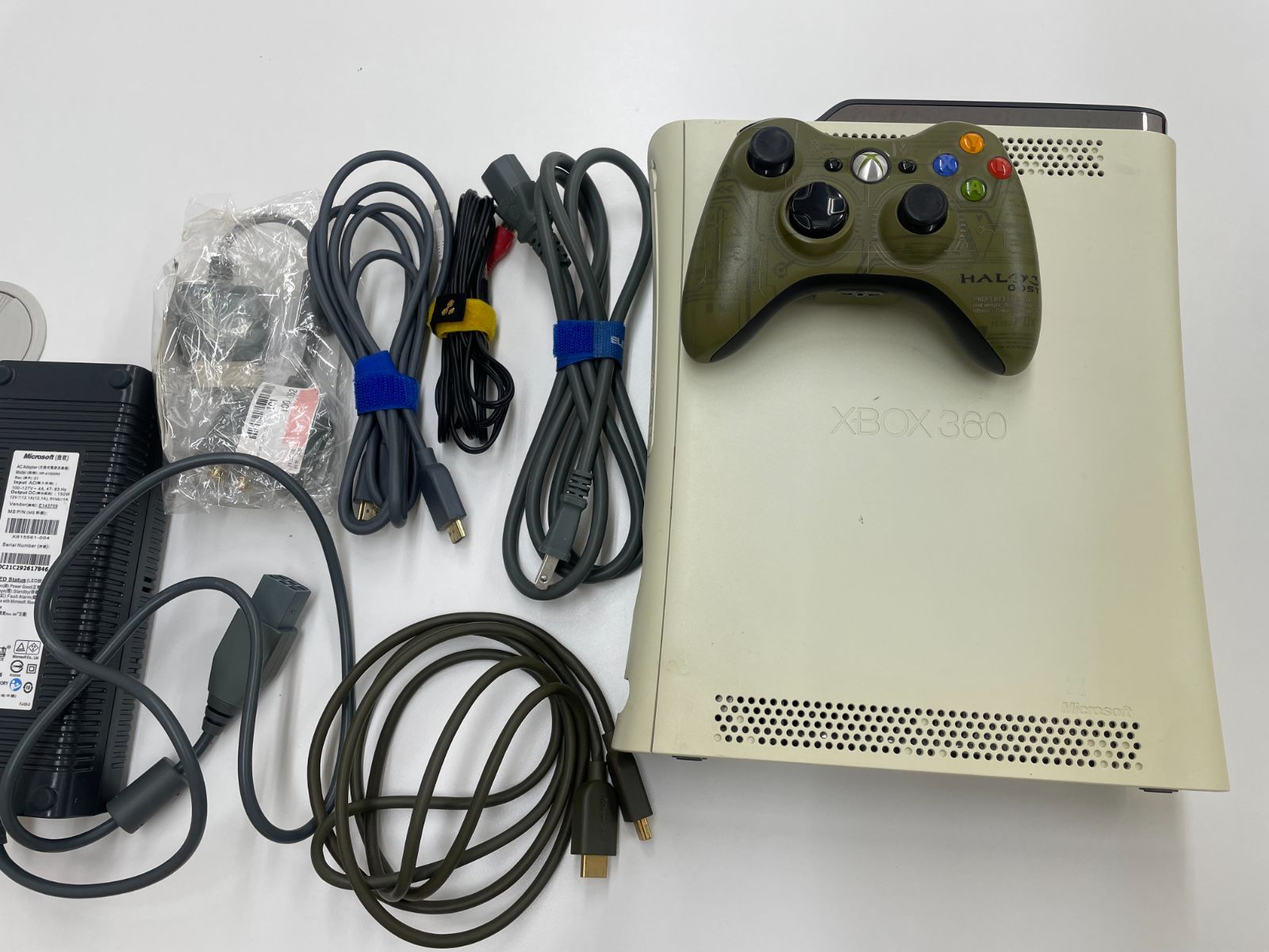 D Xbox 360 120GB HDD Halo 3 リミテッド エディション コントローラー 本体セット