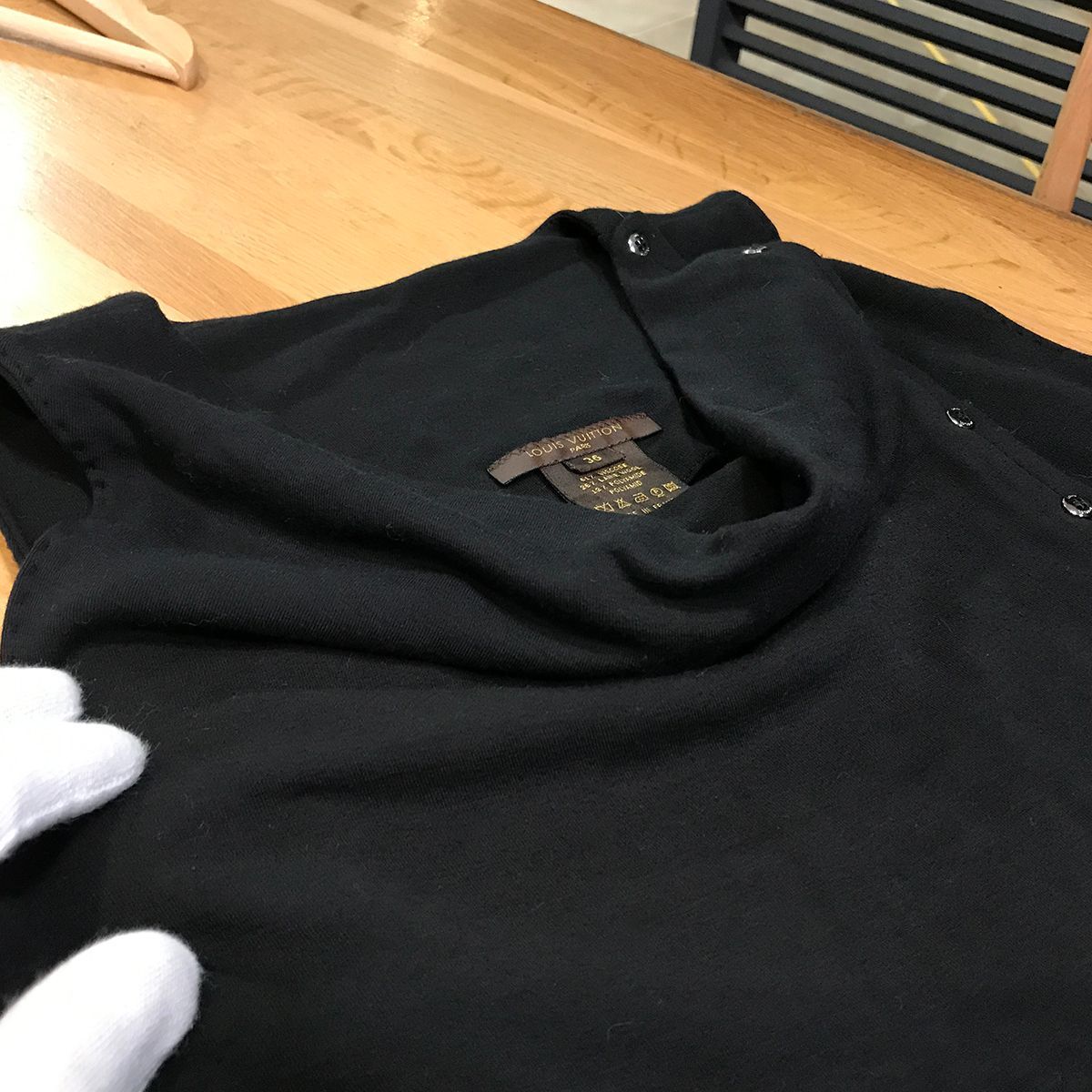  ルイヴィトン ノースリーブ チュニック トップス ブラック 36 Sサイズ 14431 ノースリーブ チュニック