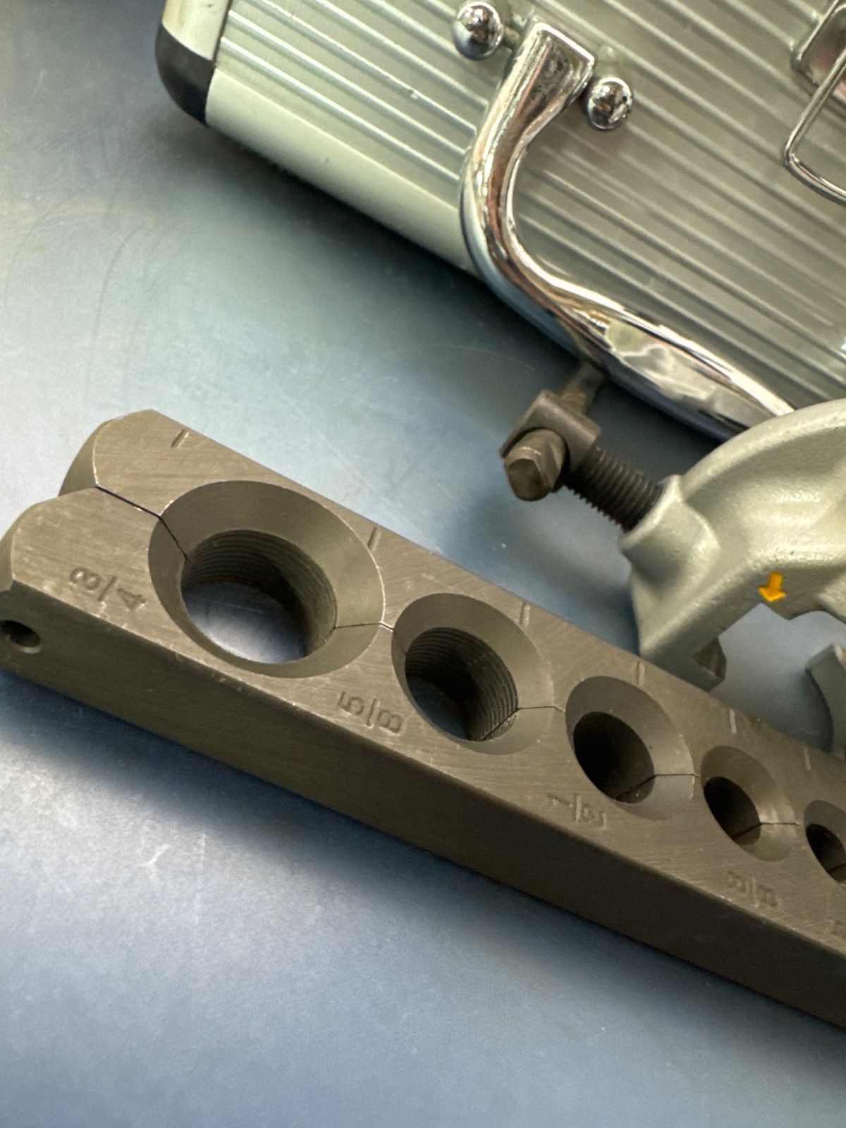 TASCO タスコ フ リングツール クランプバーはSUPER スーパーツール 製 R410A用 1|4 5|16 3|8 1|2 5|8 3|4 収納アルミケース付 現状