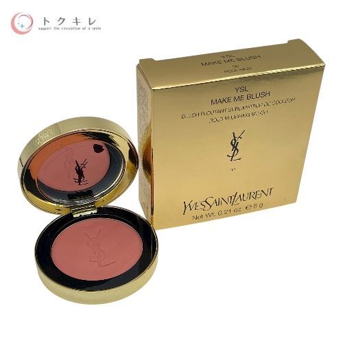 【トクキレ】Yves Saint Laurent イヴ・サンローラン YSL メイクミーブラッシュ パウダー 6g (ほお紅・チーク) 06 ローズヘイズ 未使用 ネコポス発送