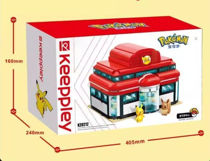 Keeppley ポケモン ポケモンセンター 組み立てミニチュア フィギュア レゴ 正規品 K20212