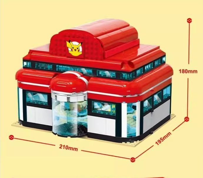 Keeppley ポケモン ポケモンセンター 組み立てミニチュア フィギュア レゴ K 20212