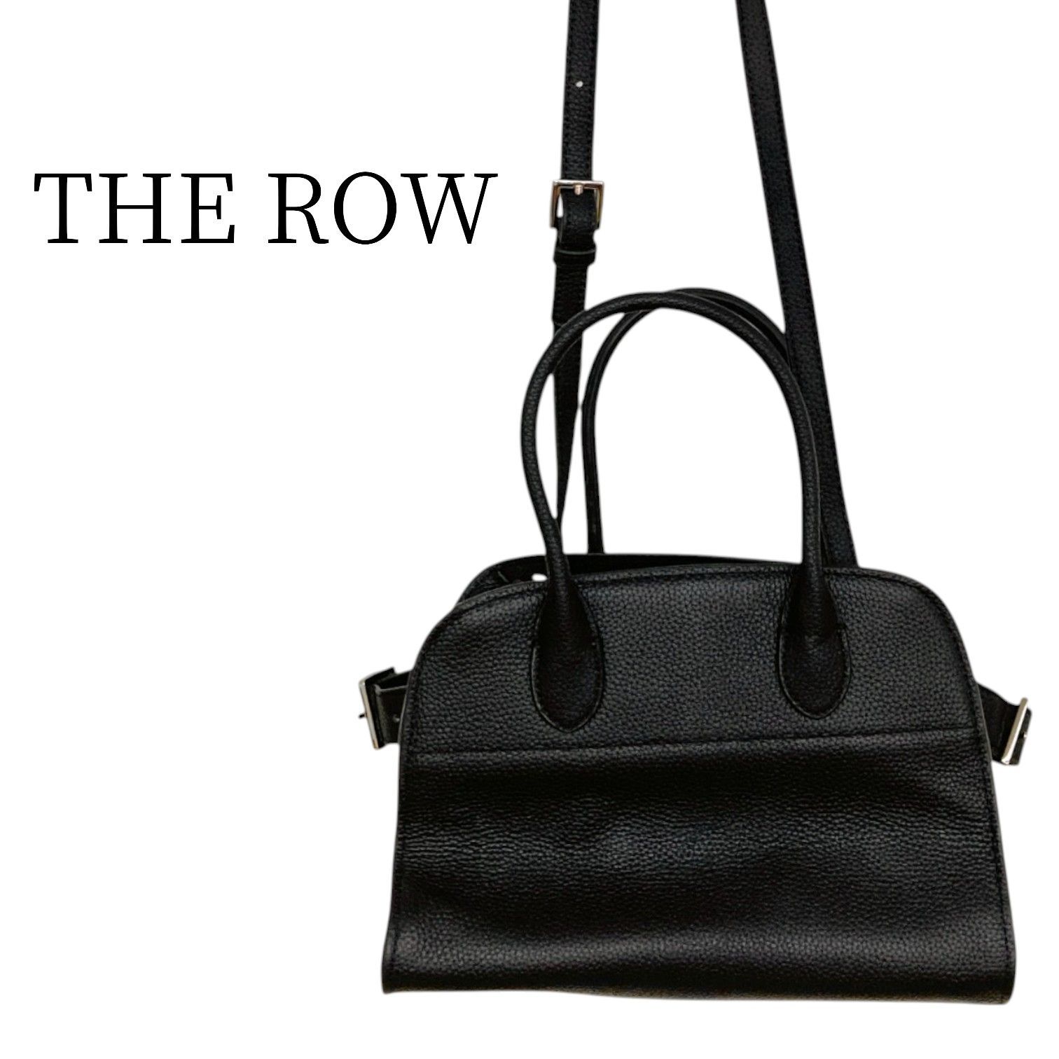 THE ROW ザロウ 黒 ショルダーバッグ HMR081-30 - メルカリ