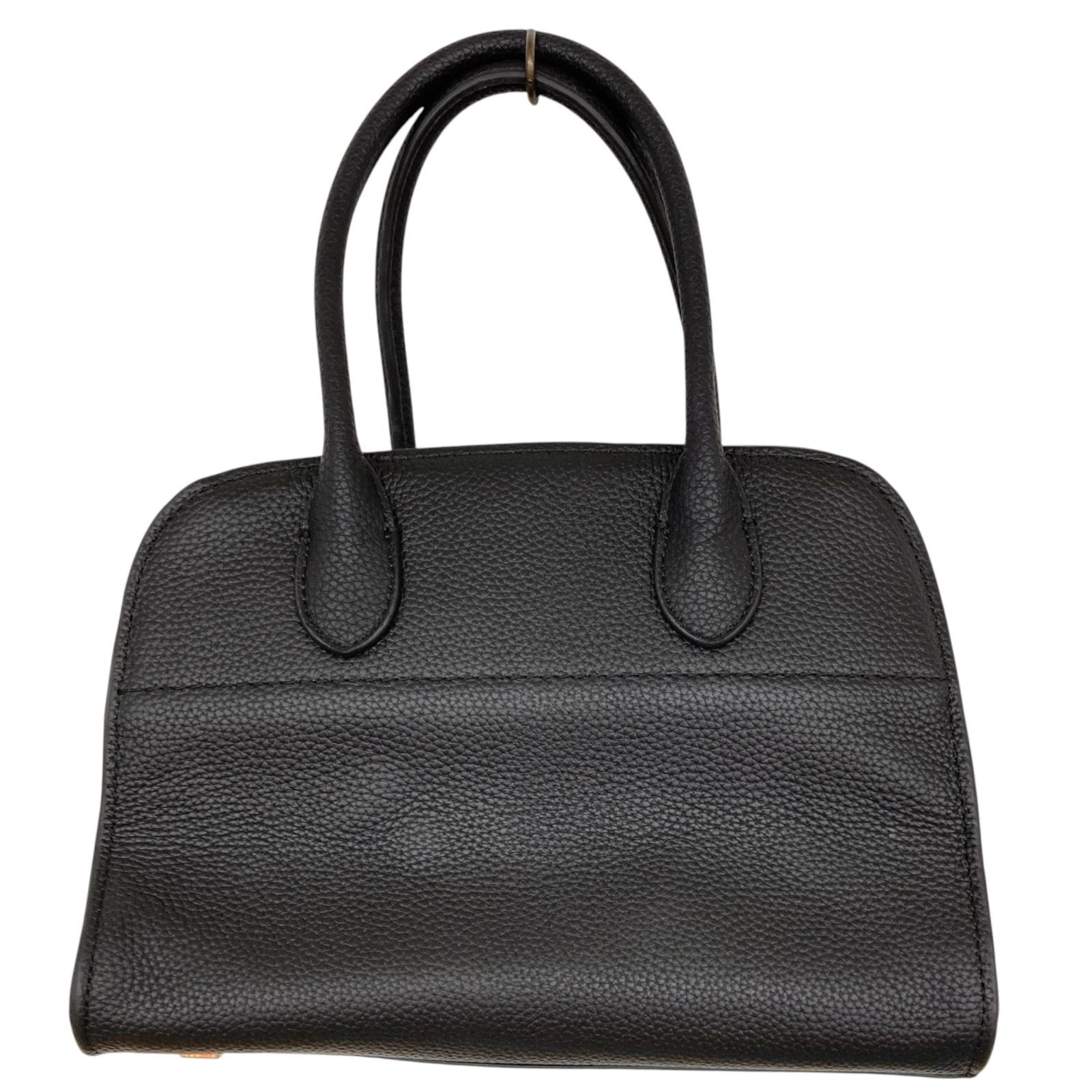 THE ROW ブラックショルダーバッグ THE ROW ザロウ ニューミニツイン レザー ショルダーバッグ ブラック