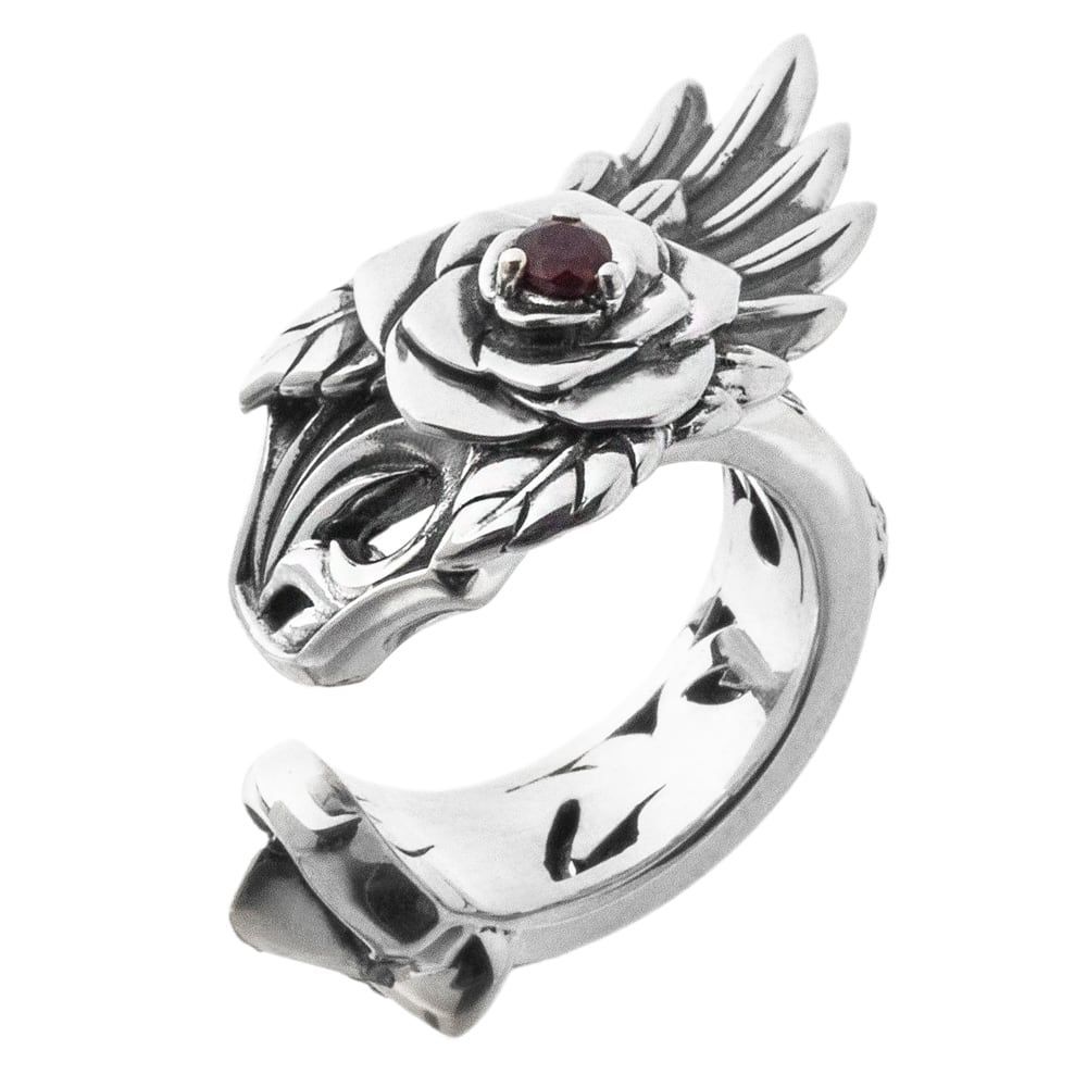 薔薇イヤーカフ アルテミスキングス シルバー ジュエリーブランド