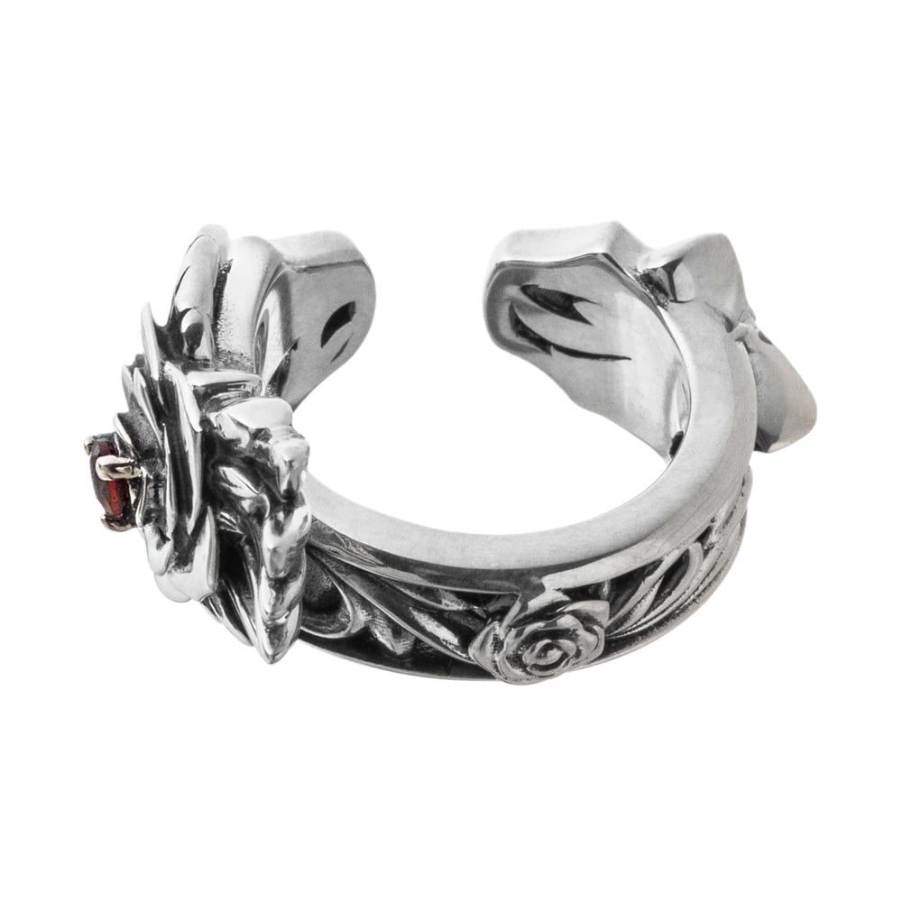 薔薇イヤーカフ アルテミスキングス シルバーアクセサリー ジュエリーブランド NEXPOTALLINN_EU