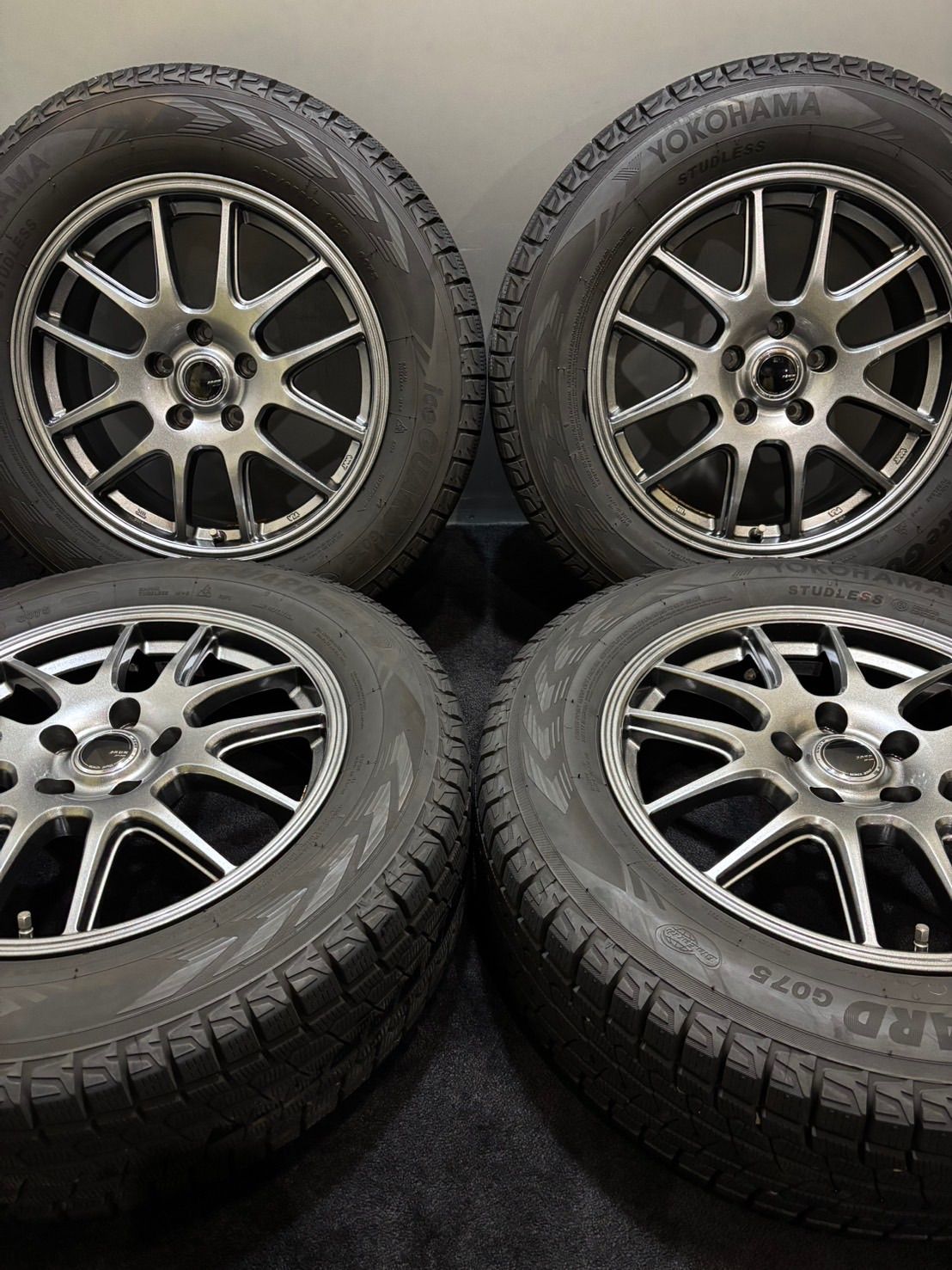 225 65 R 17 ice GUARD G 075 23年製 ZACK 17インチ 7 J 48 114 3 4 H スタッドレス 4本 エクストレイル CX 5 南7 K 541