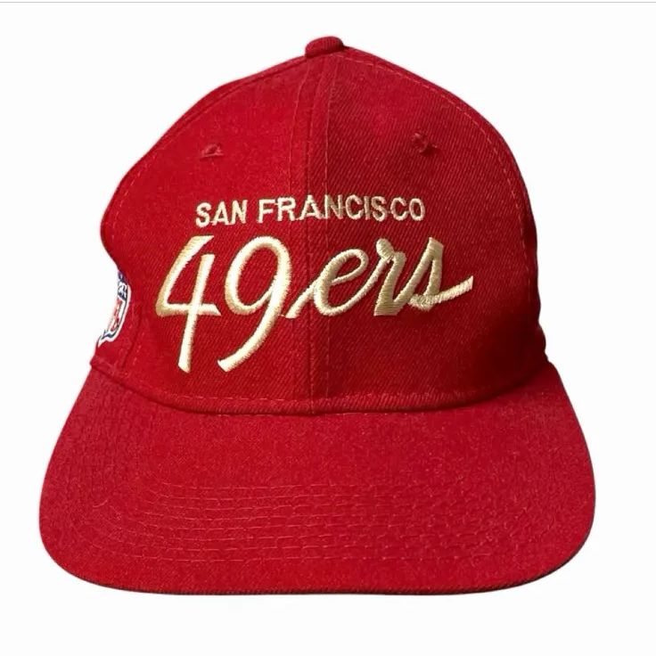 NFL キャップセット　その他 vintage ヴィンテージ 90s NFL 49ers キャップ sports specialties - メルカリ
