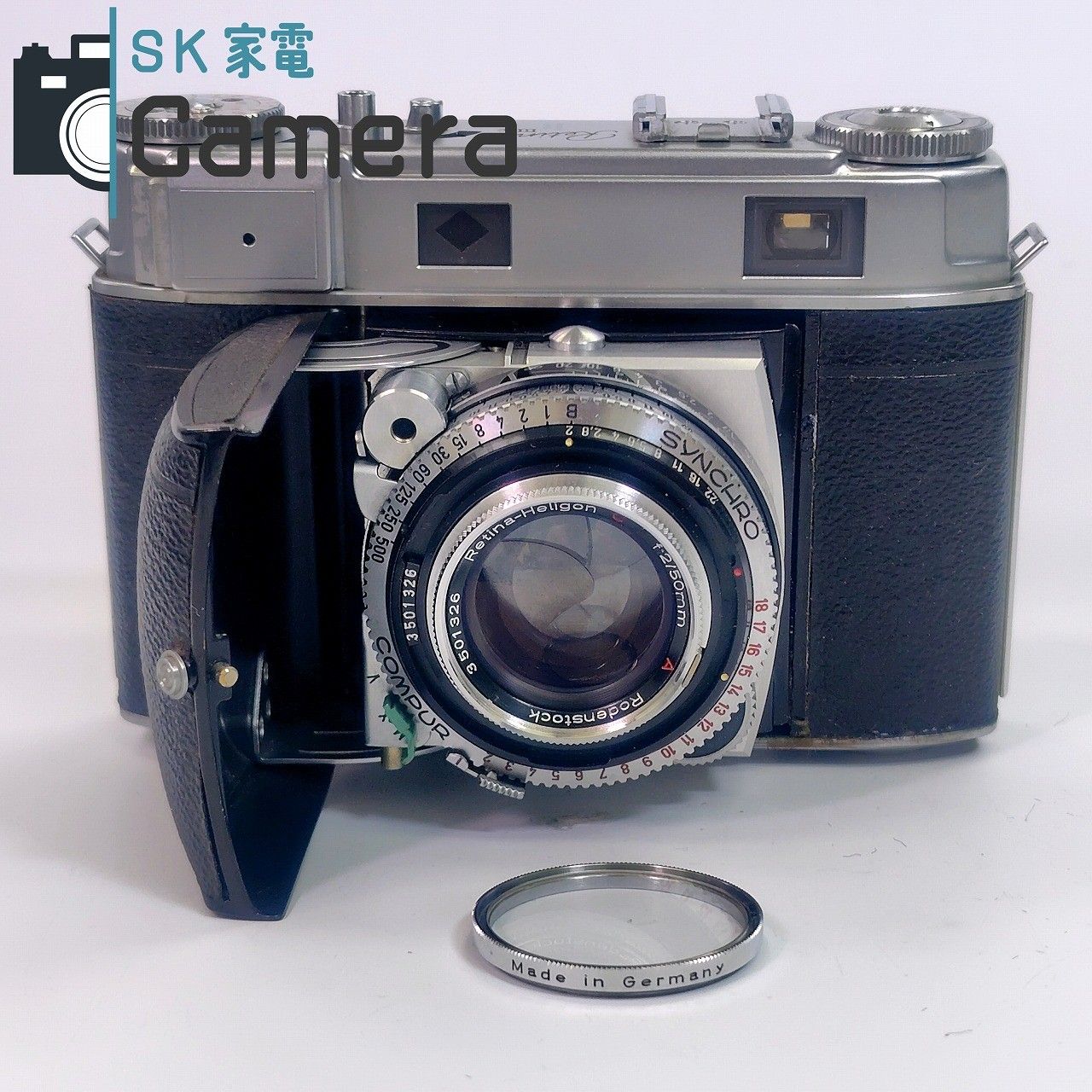  Kodak Retina IIIｃ Rodenstock Heligon C 50ｍｍ F 2 コダック レチナ ローデンシュトック ヘリゴン シャッター 露出 動作 レンジファインダーカメラ フィルムカメラ