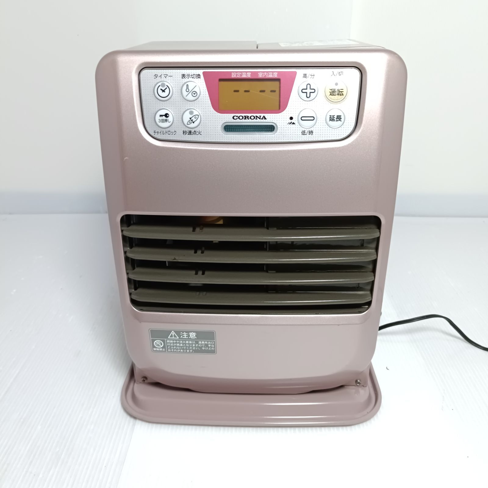CORONA コロナ 石油ファンヒーター Fシリーズ ローズメタリック FH-M2516Y R 2016年製