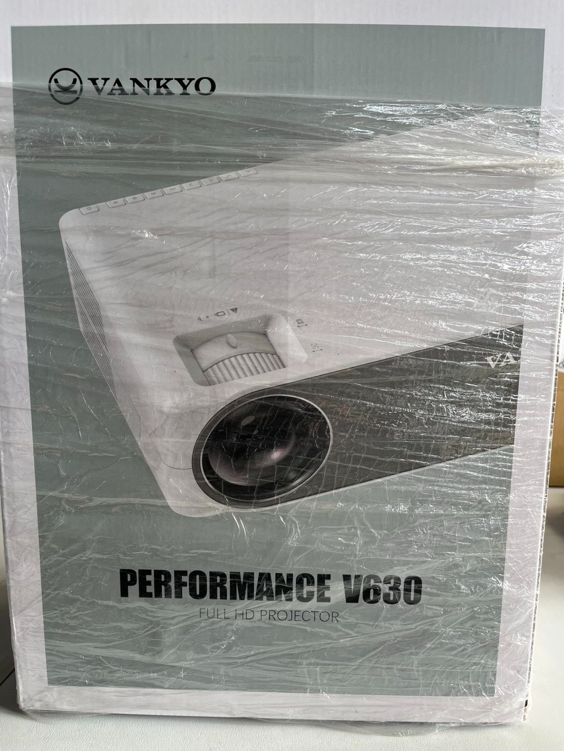 VANKYO PERFORMANCE V630 フルHDプロジェクター 1080P ±45°デジタル台形補正 高輝度 ホームシアター