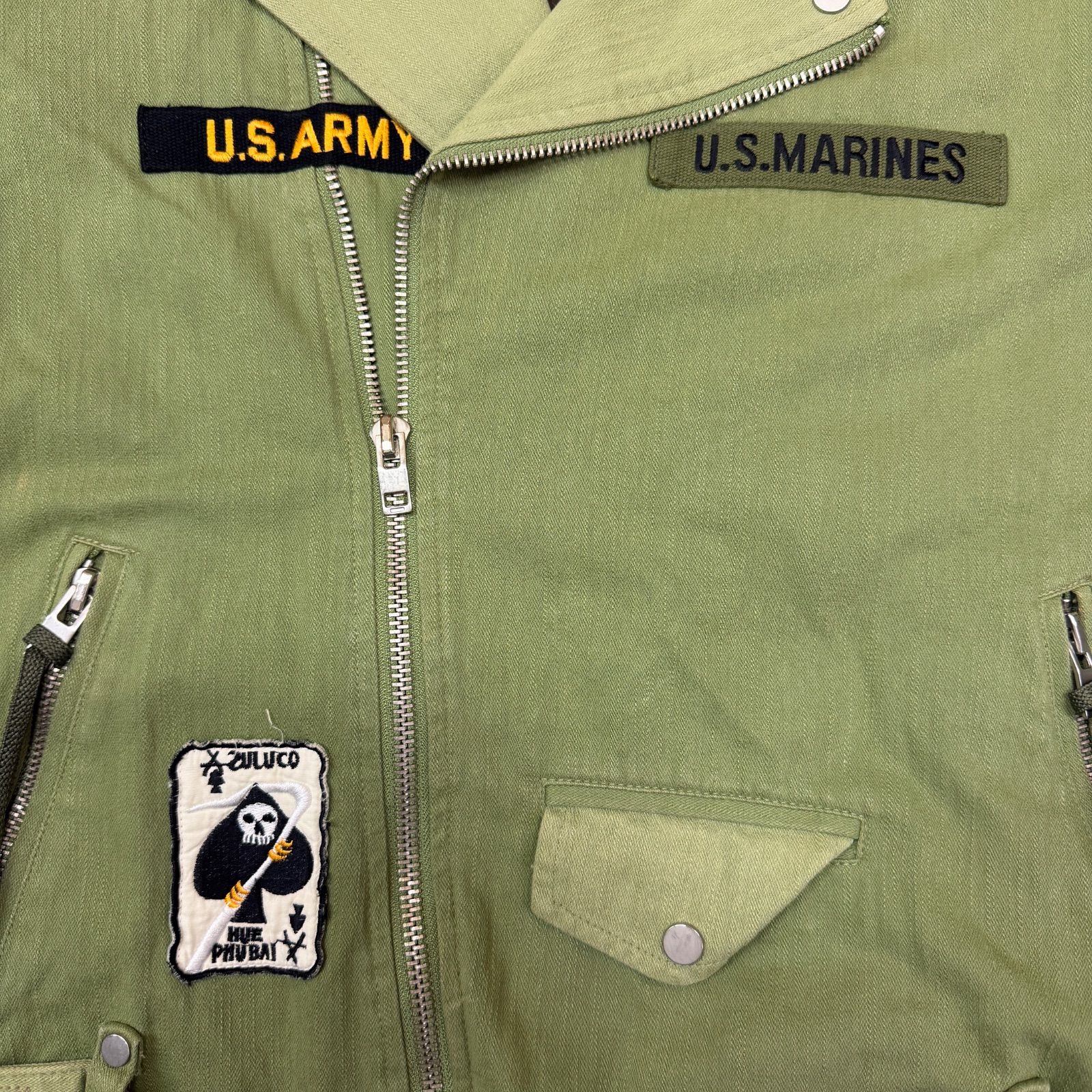 MLVINCE Military Motor Jacket ミリタリーモータージャケット  