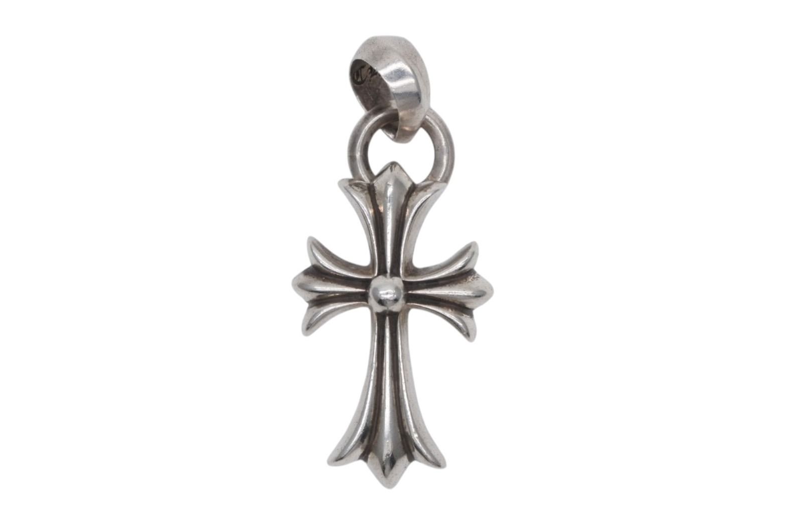 CHROME HEARTS クロムハーツ スモールCHクロス ベイル ペンダントトップ 重量21.8g 1991|Sterling刻印 4b008926