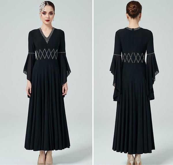 年内で出品終了 社交ダンス ドレス 社交ダンス衣装 ワンピース 広がる裾 レッスン着 モダンドレス タンゴ フラメンコ モダンダンス ボールルーム衣装 ラテンドレス レッスン着 ステージ 舞台 発表会 競技着 練習着