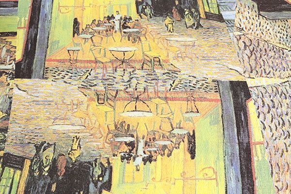 夜のカフェテラス 有名画家作品