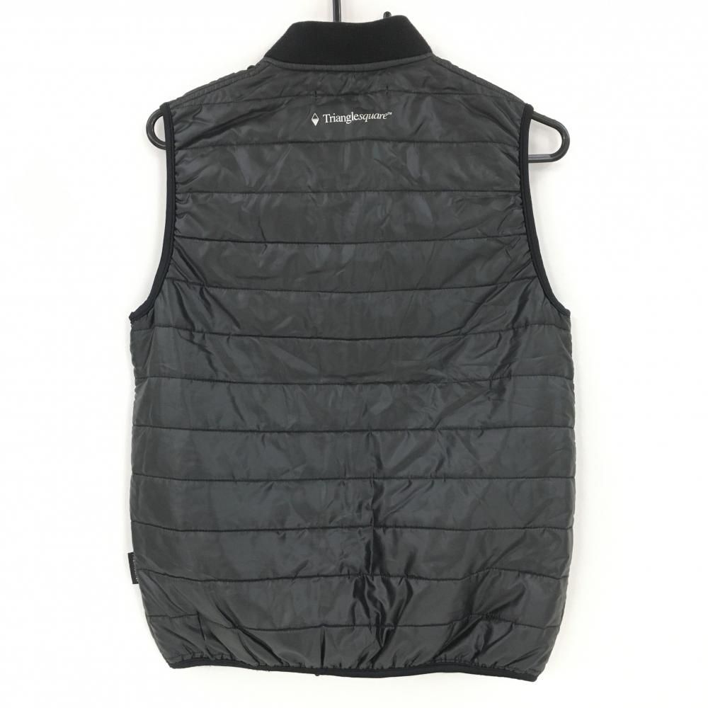 マークアンドロナ 中綿ベスト 黒 スカル Trianglesquare メンズ M ゴルフウェア MARK＆LONA