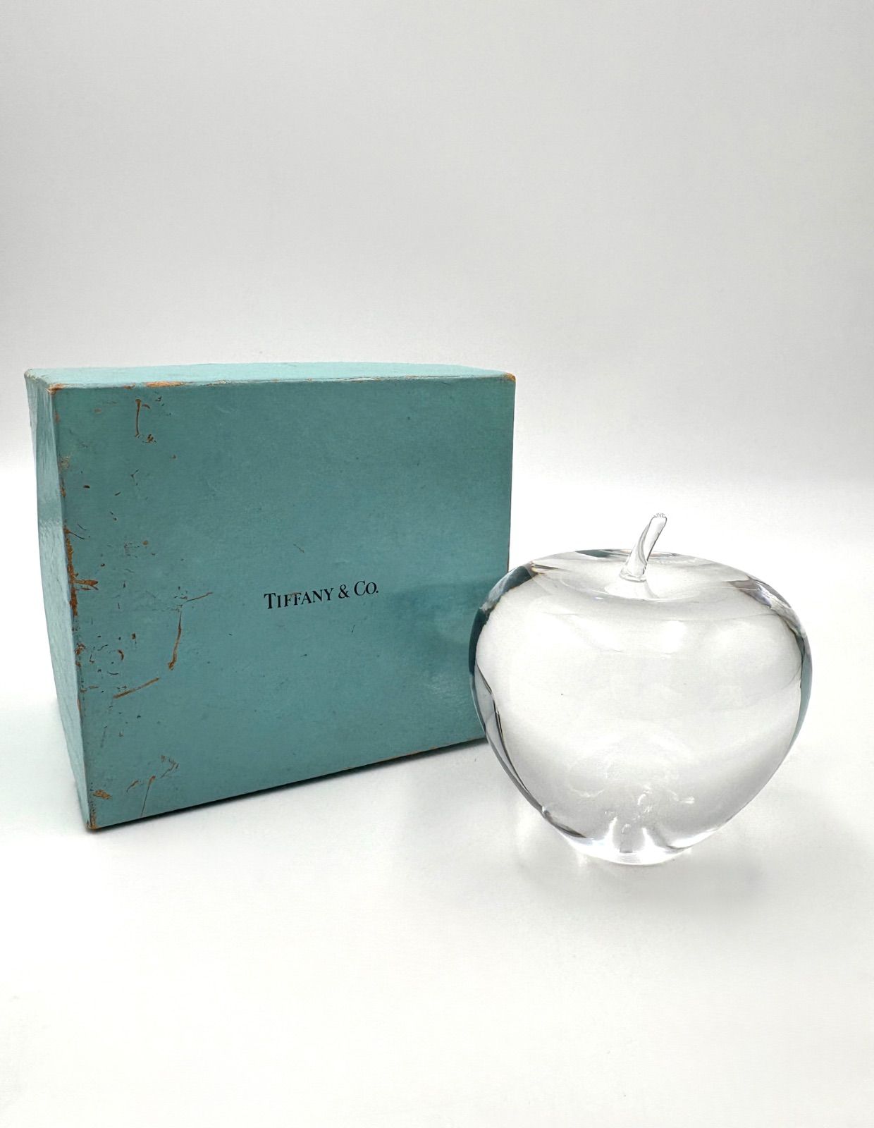 専用です。ティファニー製 SQUIBB クリスタル ペーパーウエイト