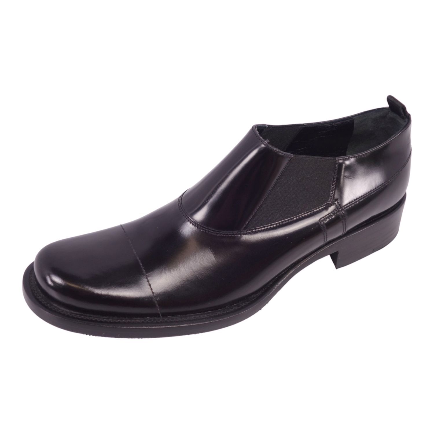 プラダ PRADA レザーシューズ サイドゴア レザー シューズ 靴 レデ