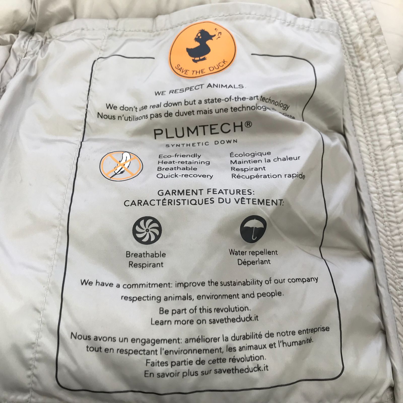 SAVE THE DUCK ULTRA LIGHT JACKET D30281W セーブザダック ウルトラ 