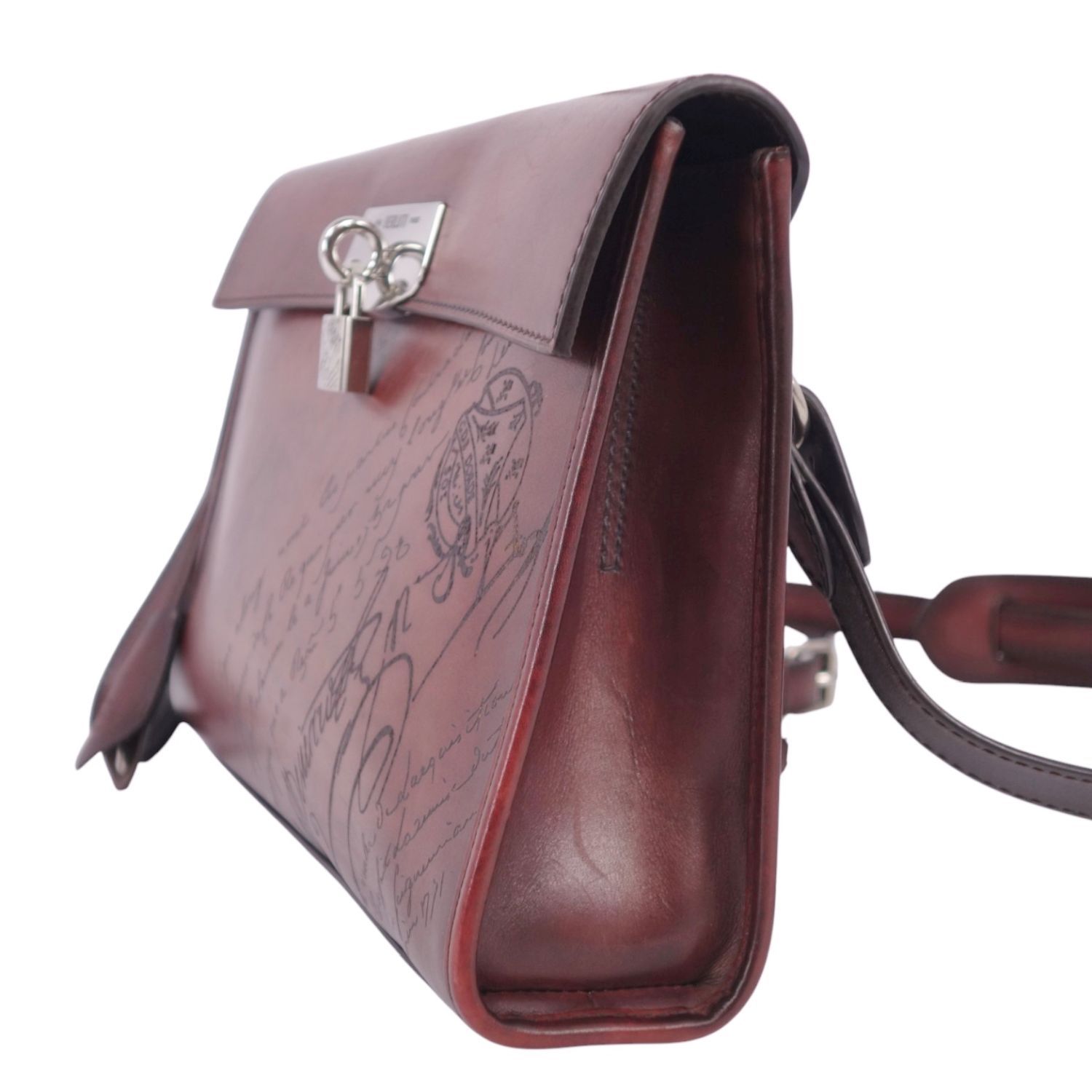 美品 ベルルッティ Berluti バッグ エミーオ メッセンジャー