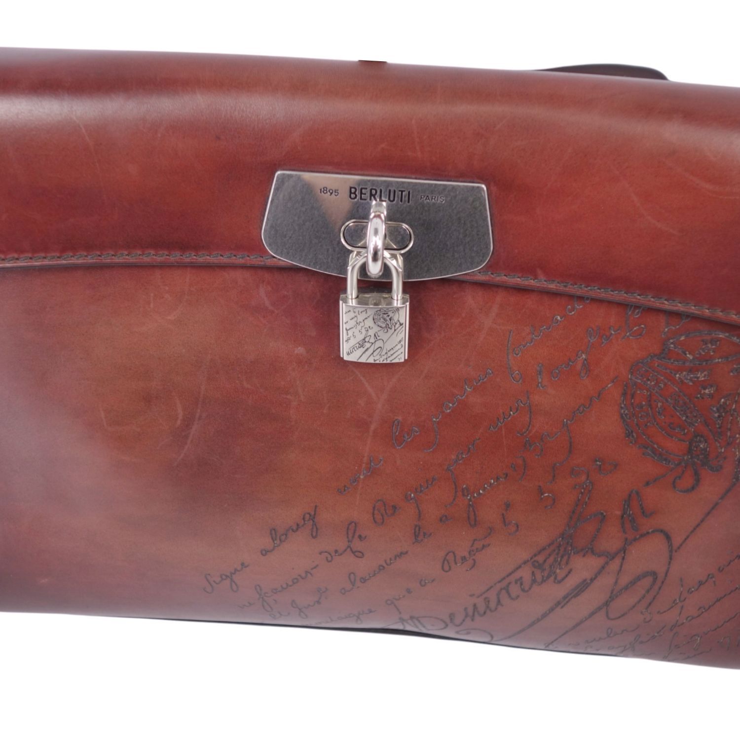 美品 ベルルッティ Berluti バッグ エミーオ メッセンジャー