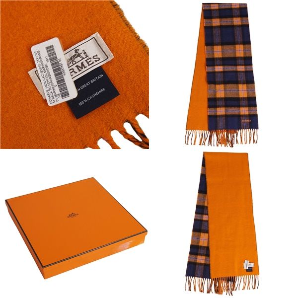 未使用 エルメス HERMES マフラー バックトゥ スクール ストール 