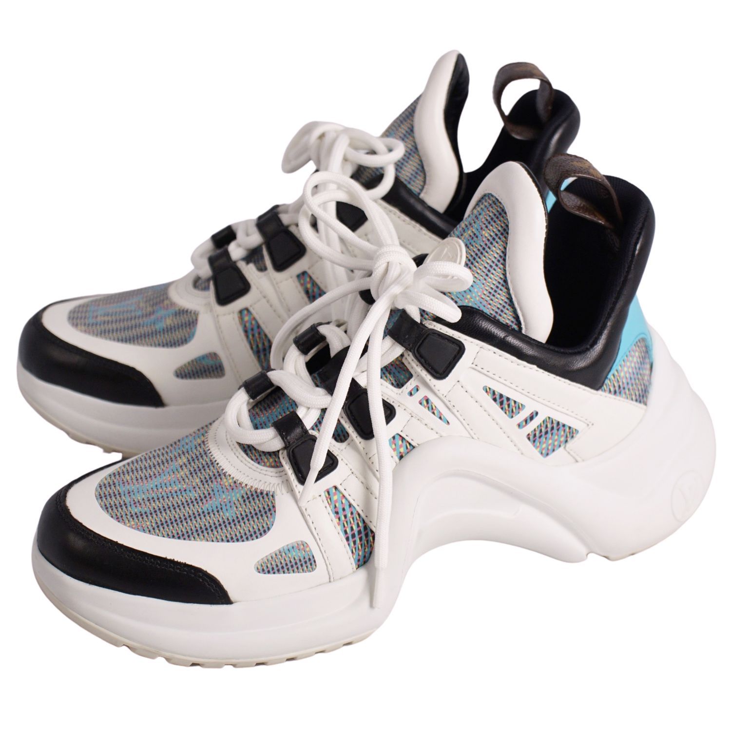 美品 ルイヴィトン LOUIS VUITTON スニーカー LVアークライトライ