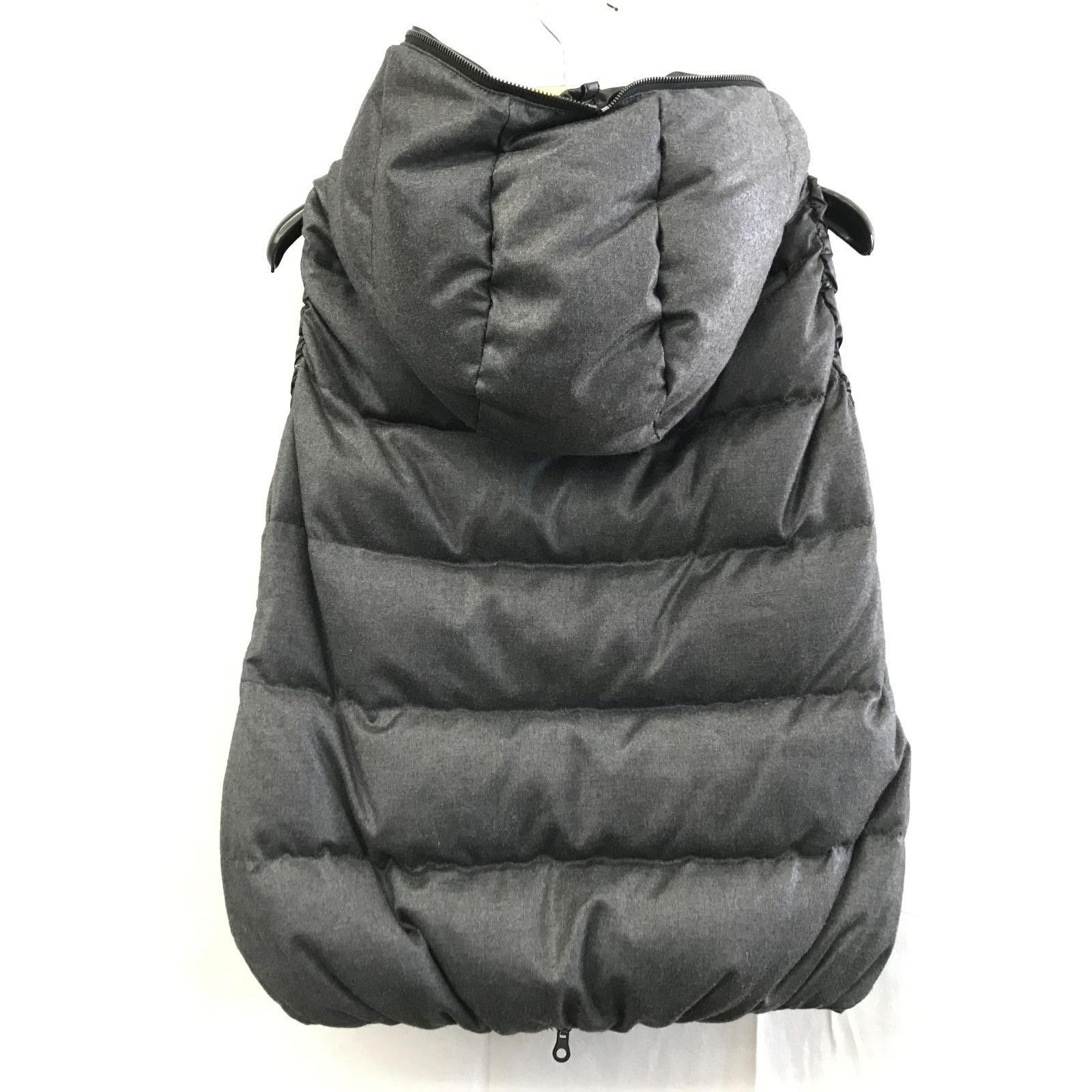 DUVETICA　ダークグレー ダウンベスト 42 DUVETICA デュベティカ カシミヤ混 ダウンベスト 42 ダークグレー