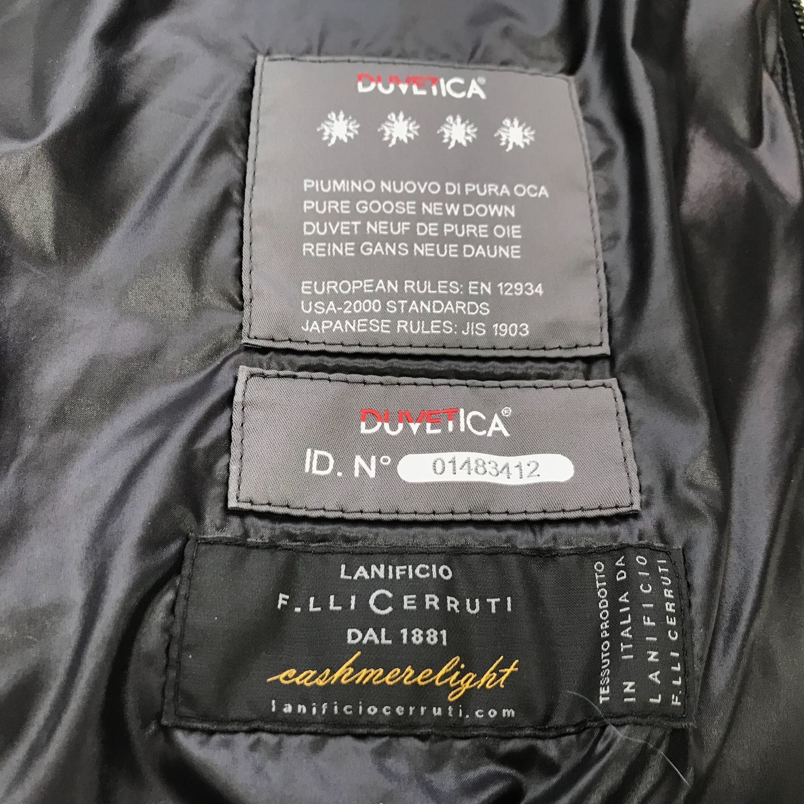 DUVETICA デュベティカ カシミヤ混 ダウンベスト 42 ダークグレー