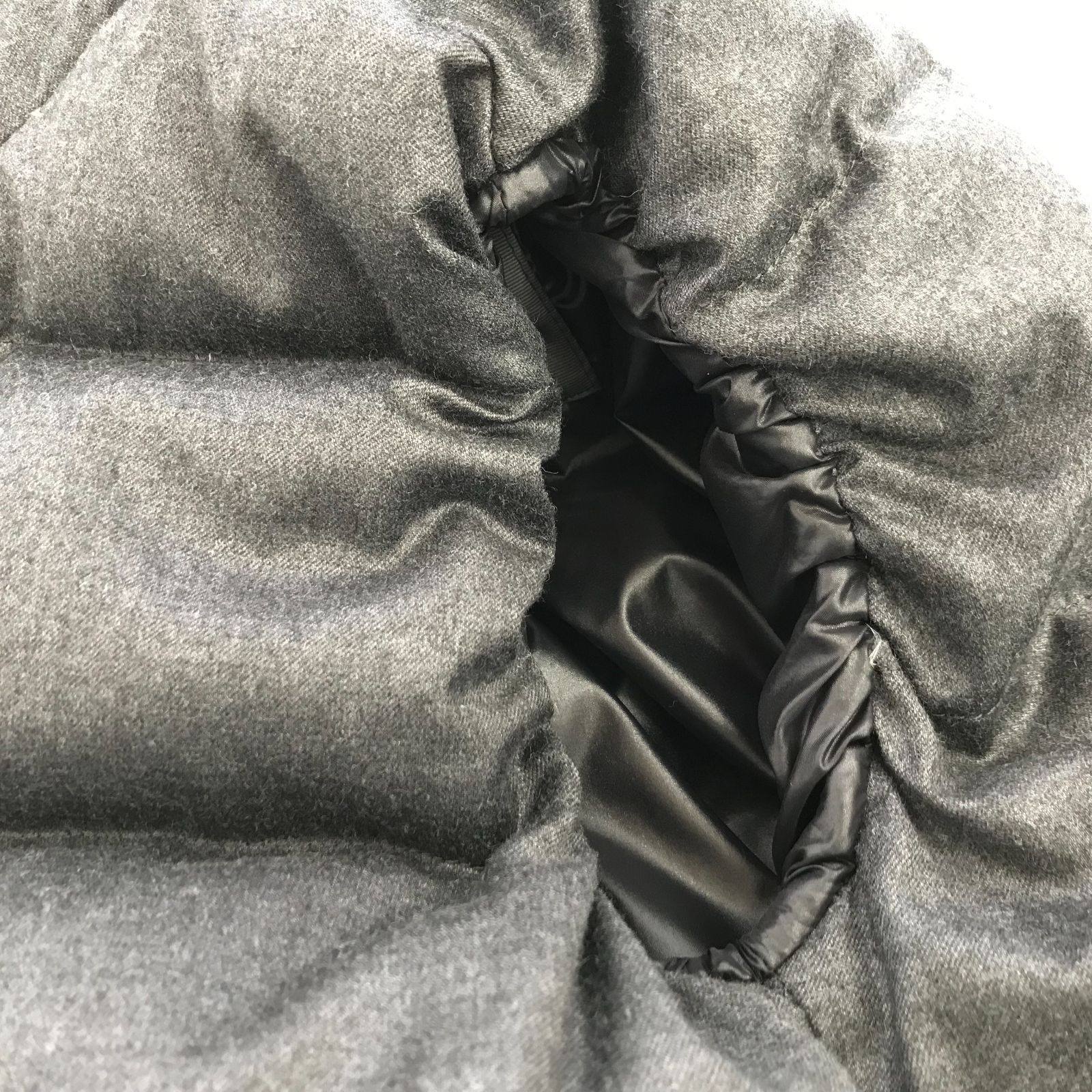 DUVETICA デュベティカ カシミヤ混 ダウンベスト 42 ダークグレー