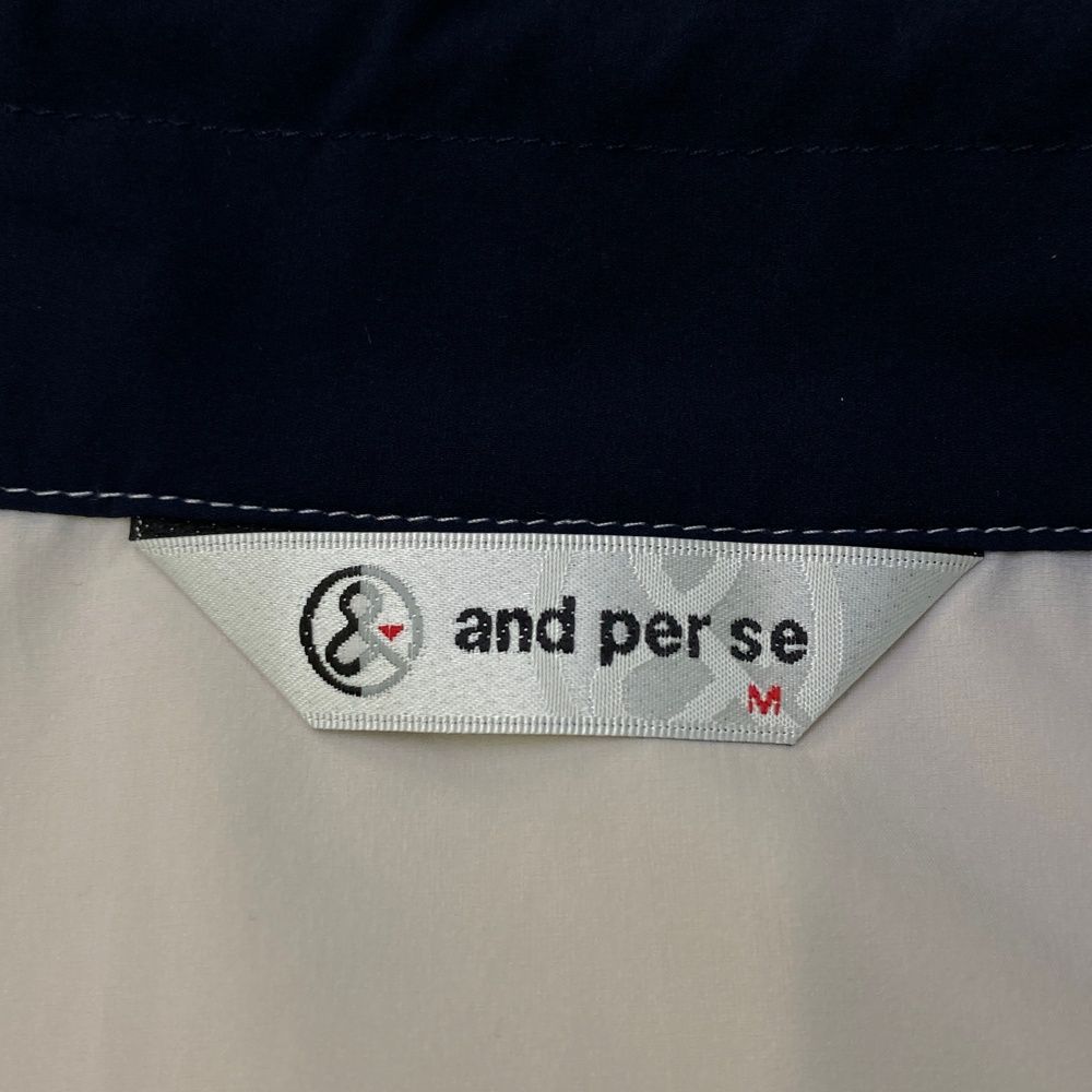 サイズ M AND PER SE アンパスィ ジップベスト ホワイト系 240101549891 ゴルフウェア レディース ストスト LLC-HASEGAWATOSO_COM