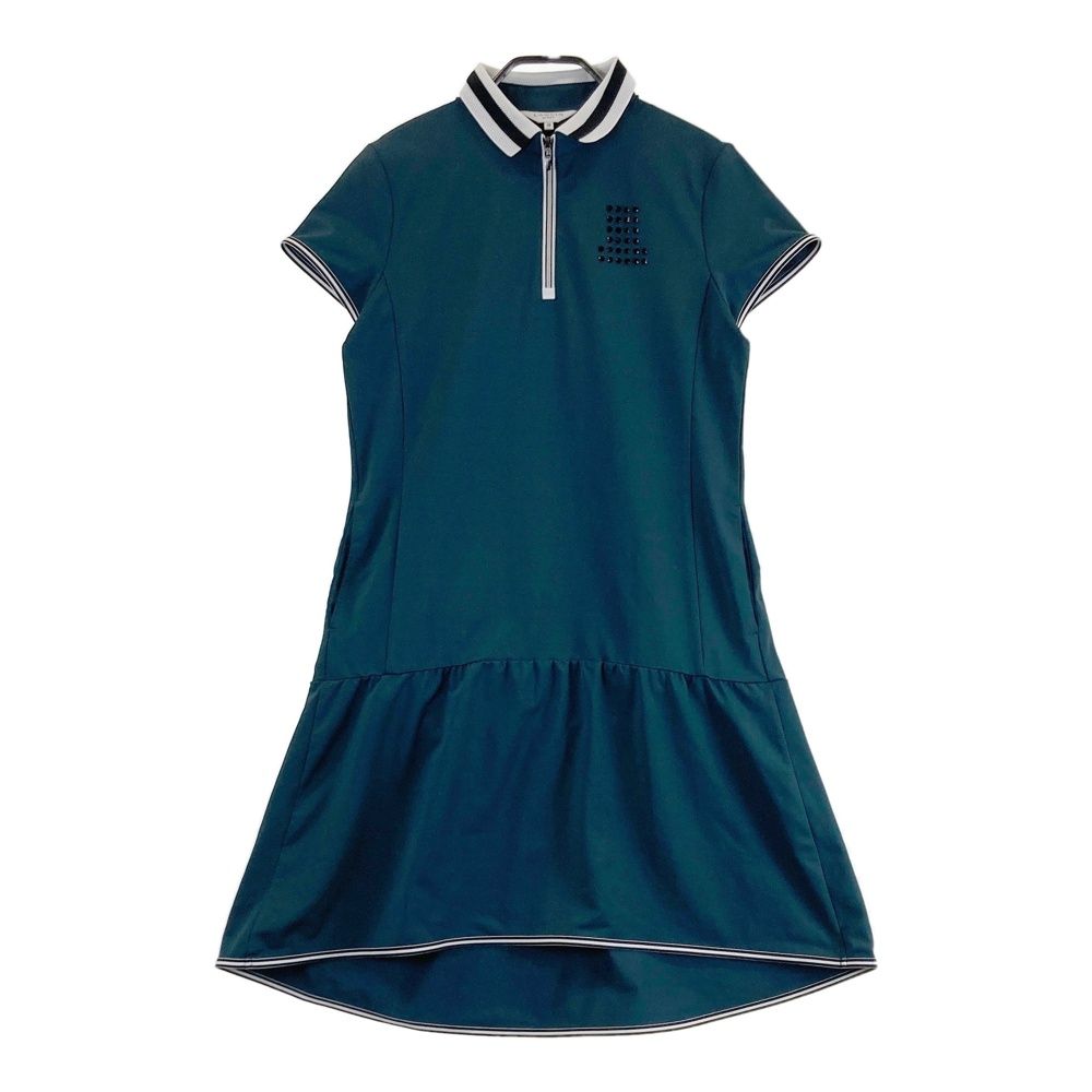 サイズ 38 LANVIN SPORT ランバン スポール ワンピース グリーン系 240101549893 ゴルフウェア レディース ストスト